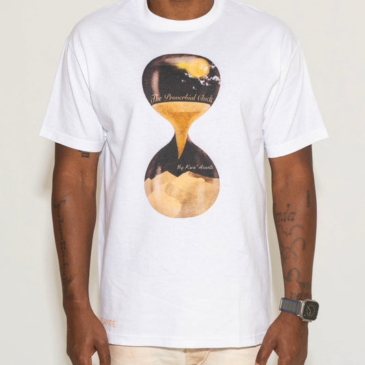 “The Proverbial Clock” Tee - WHITE